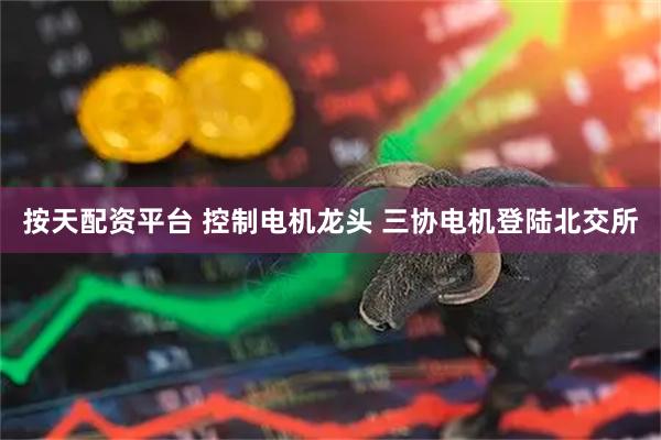 按天配资平台 控制电机龙头 三协电机登陆北交所