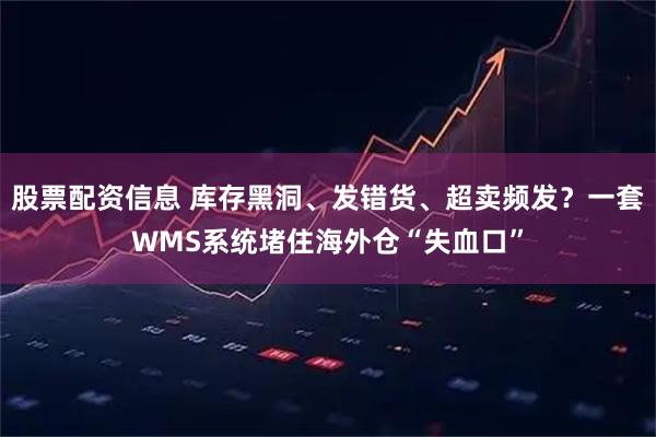 股票配资信息 库存黑洞、发错货、超卖频发？一套WMS系统堵住海外仓“失血口”